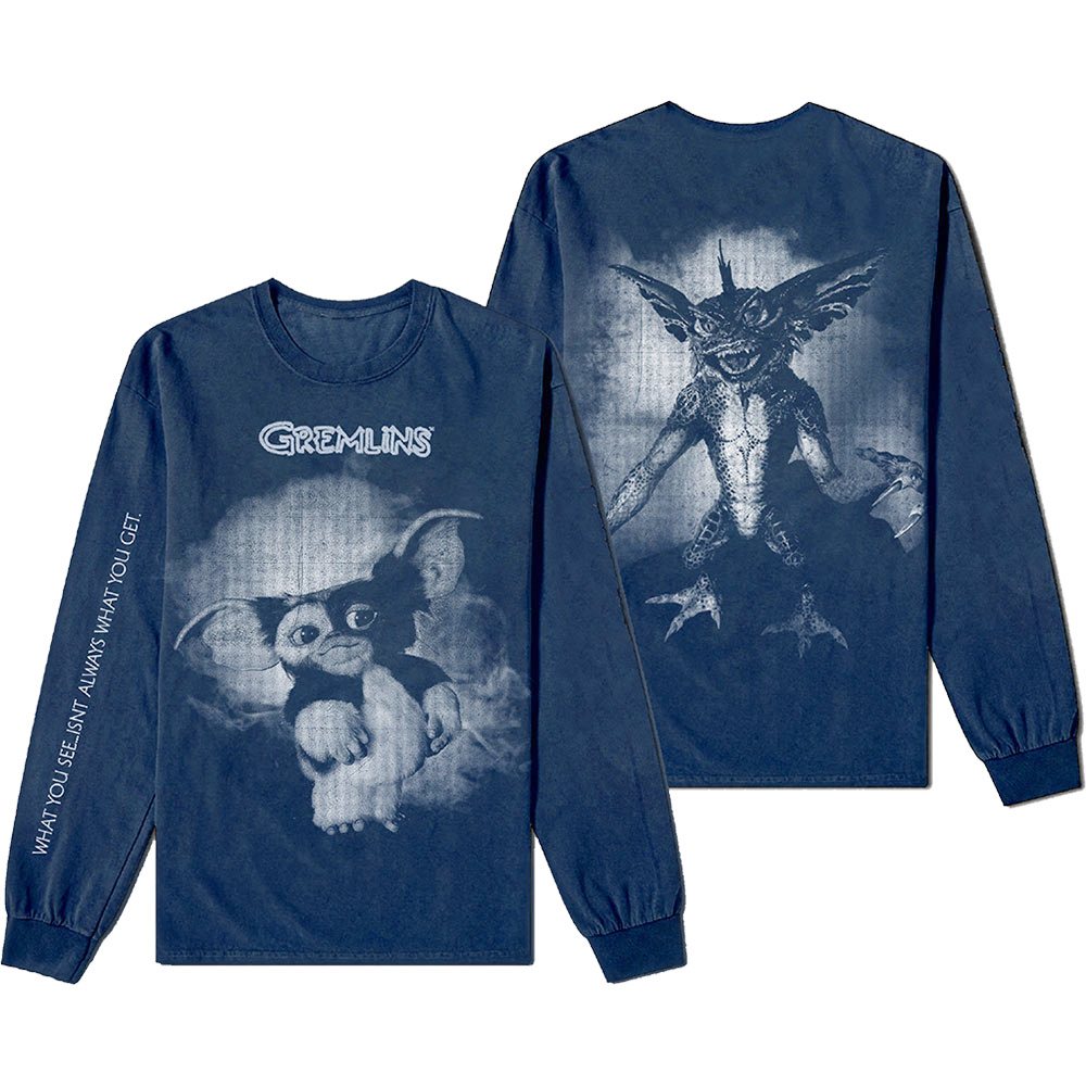 Gremlins - Graphic Top à manches longues - Bleu